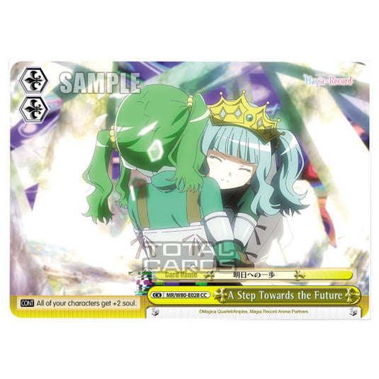 Weiss Schwarz - Magia Record: Puella Magi Madoka Magica Side Story - A Step Towards the Future (CC) MR/W80-E028