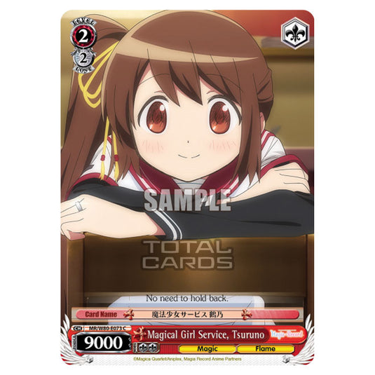 Weiss Schwarz - Magia Record: Puella Magi Madoka Magica Side Story - Magical Girl Service, Tsuruno (C) MR/W80-E073