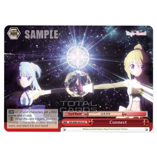 Weiss Schwarz - Magia Record: Puella Magi Madoka Magica Side Story - Connect (CR) MR/W80-E076