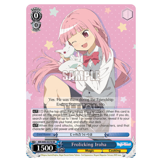 Weiss Schwarz - Magia Record: Puella Magi Madoka Magica Side Story - Frolicking Iroha (RR) MR/W80-E078