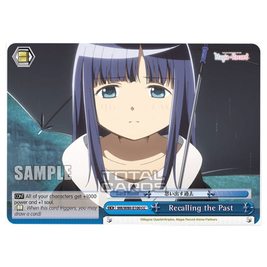 Weiss Schwarz - Magia Record: Puella Magi Madoka Magica Side Story - Recalling the Past (CC) MR/W80-E100