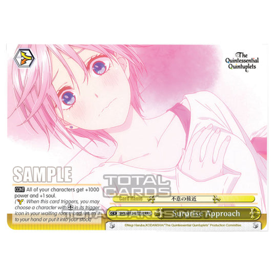 Weiss Schwarz - The Quintessential Quintuplets - Surprise Approach (RRR) 5HY/W83-E025R