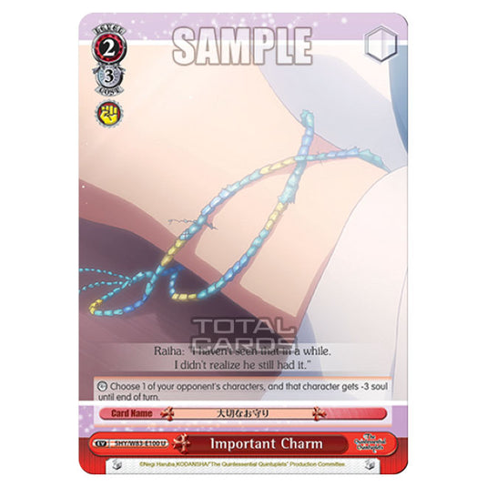 Weiss Schwarz - The Quintessential Quintuplets - Important Charm (U) 5HY/W83-E100