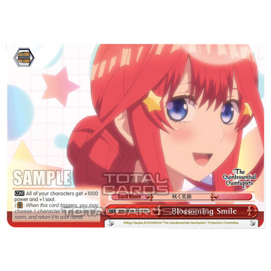 Weiss Schwarz - The Quintessential Quintuplets - Blossoming Smile (CR) 5HY/W83-E101