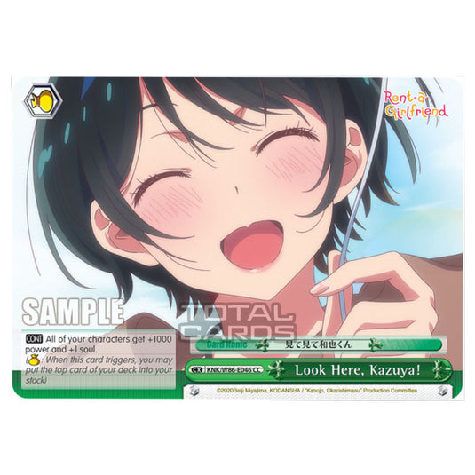 Weiss Schwarz - Rent-A-Girlfriend - Look Here, Kazuya! (CC) KNK/W86-E046