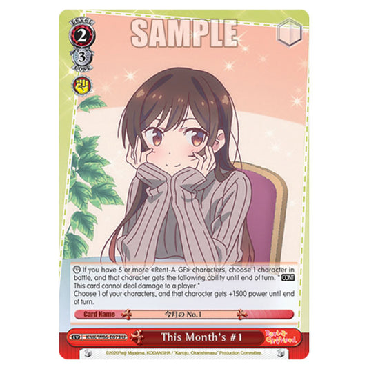 Weiss Schwarz - Rent-A-Girlfriend - This Month's #1 (U) KNK/W86-E073