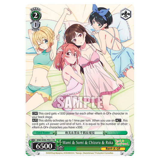 Weiss Schwarz - Rent-A-Girlfriend - Mami & Sumi & Chizuru & Ruka (PR) KNK/W86-PE01