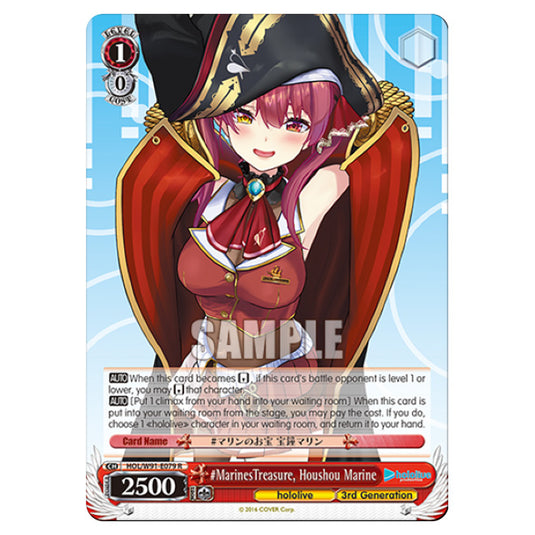 Weiss Schwarz - Hololive Production - MarinesTreasure, Houshou Marine (R) HOL/W91-E079
