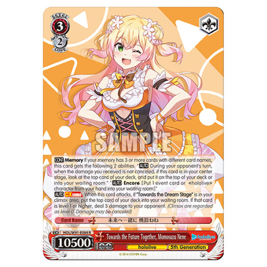 Weiss Schwarz - Hololive Production - Towards the Future Together, Momosuzu Nene (R) HOL/W91-E084