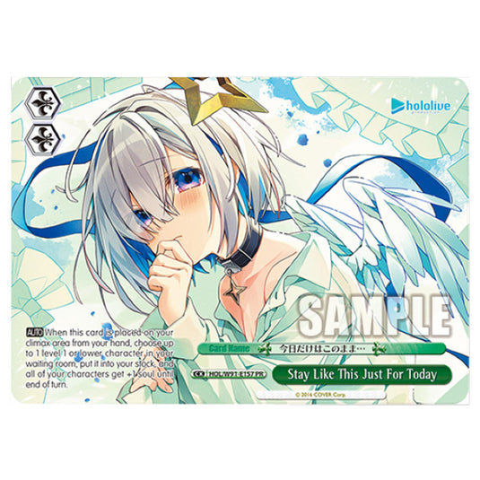 Weiss Schwarz - Hololive Production - Stay Like This Just For Today (PR) HOL/W91-E157