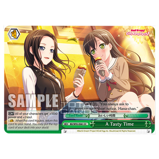 Weiss Schwarz - BanG Dream! Girls Band Party! - 5th Anniversary - A Tasty Time (CC) BD/W95-E061