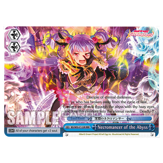 Weiss Schwarz - BanG Dream! Girls Band Party! - 5th Anniversary - Necromancer of the Abyss (RRR) BD/W95-E123R