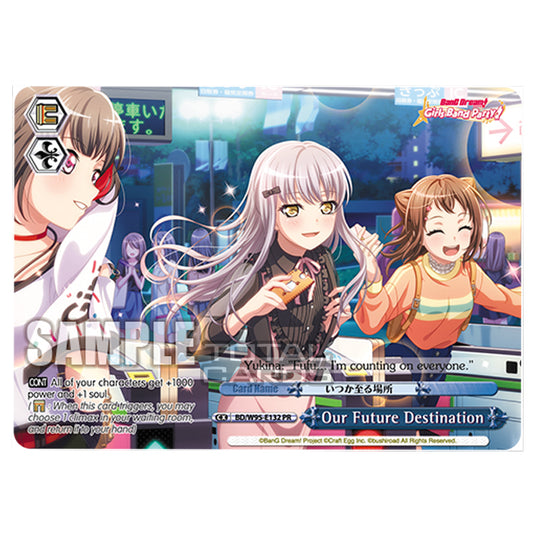 Weiss Schwarz - BanG Dream! Girls Band Party! - 5th Anniversary - Our Future Destination (PR) BD/W95-E132
