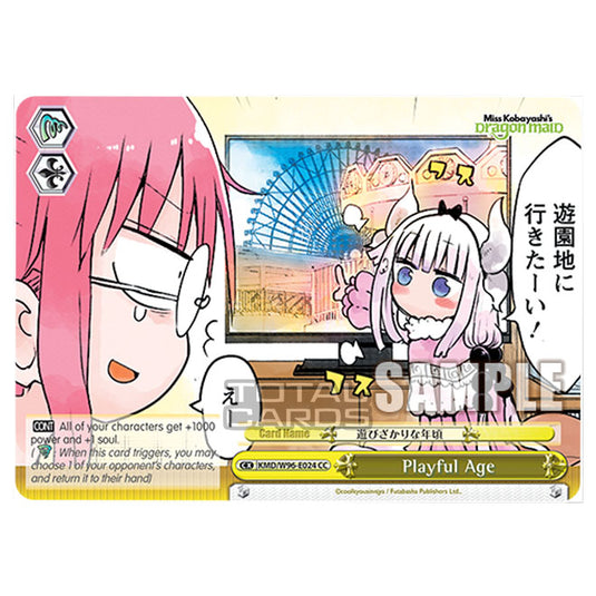 Weiss Schwarz - Miss Kobayashi's Dragon Maid - Playful Age (CC) KMD/W96-E024