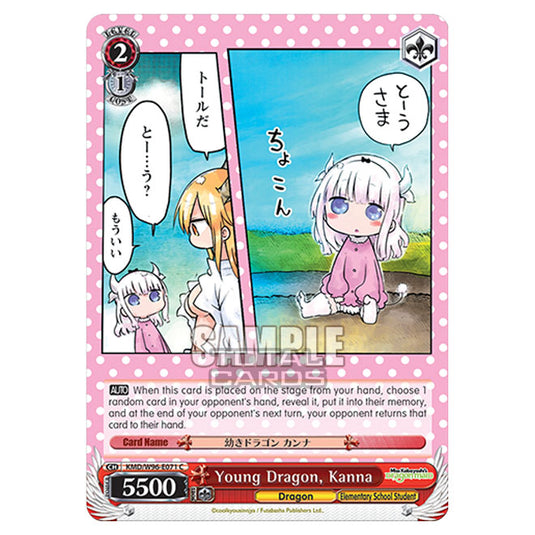 Weiss Schwarz - Miss Kobayashi's Dragon Maid - Young Dragon, Kanna (C) KMD/W96-E071