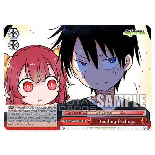 Weiss Schwarz - Miss Kobayashi's Dragon Maid - Budding Feelings (CC) KMD/W96-E076