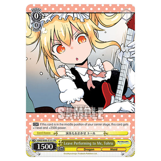 Weiss Schwarz - Miss Kobayashi's Dragon Maid - Leave Performing to Me, Tohru (PR) KMD/W96-E101