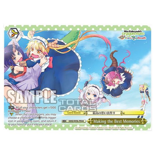 Weiss Schwarz - Miss Kobayashi's Dragon Maid - Making the Best Memories (PR) KMD/W96-PE04