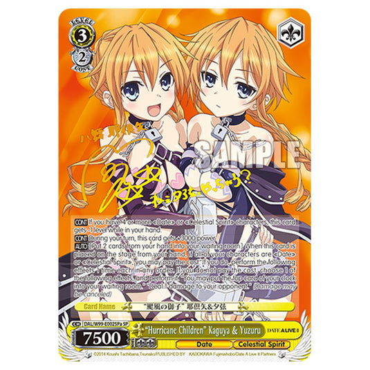 Weiss Schwarz - Date A Live Vol.2 - "Hurricane Children" Kaguya & Yuzuru (SP) DAL/W99-E002SPa