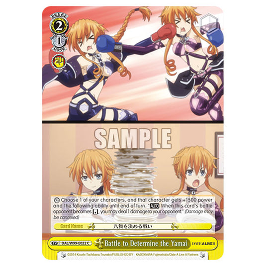 Weiss Schwarz - Date A Live Vol.2 - Battle to Determine the Yamai (C) DAL/W99-E022