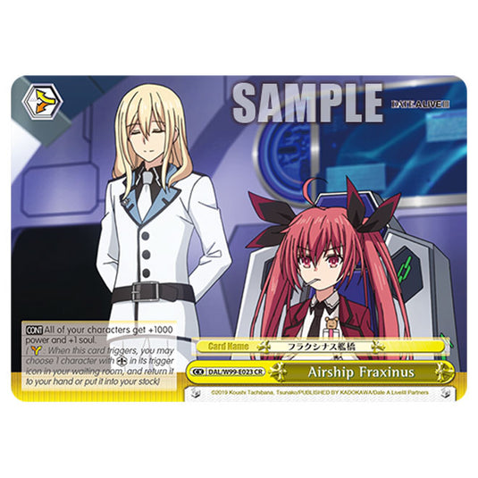 Weiss Schwarz - Date A Live Vol.2 - Airship Fraxinus (CR) DAL/W99-E023