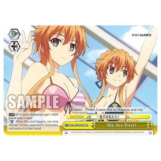 Weiss Schwarz - Date A Live Vol.2 - We Are First! (CC) DAL/W99-E025