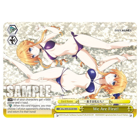 Weiss Schwarz - Date A Live Vol.2 - We Are First! (RRR) DAL/W99-E025R