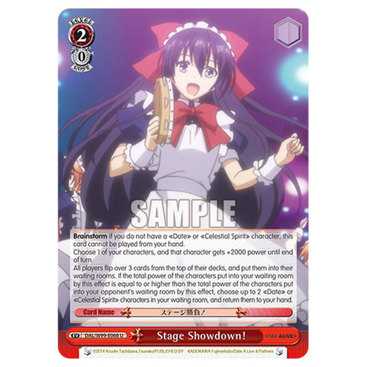 Weiss Schwarz - Date A Live Vol.2 - Stage Showdown! (U) DAL/W99-E068