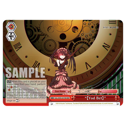 Weiss Schwarz - Date A Live Vol.2 - "【Yod Bet】" (RRR) DAL/W99-E070R