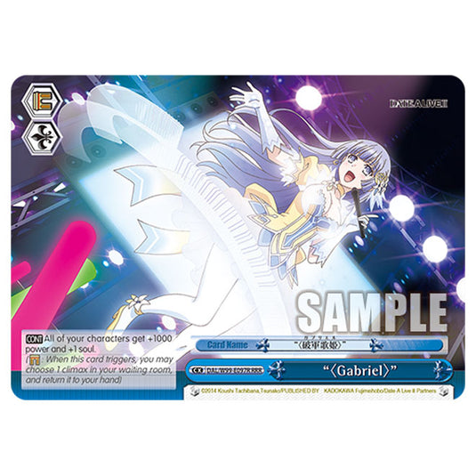 Weiss Schwarz - Date A Live Vol.2 - "〈Gabriel〉" (RRR) DAL/W99-E097R