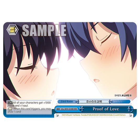 Weiss Schwarz - Date A Live Vol.2 - Proof of Love (RRR) DAL/W99-E098R