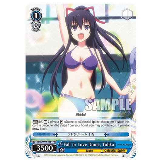 Weiss Schwarz - Date A Live Vol.2 - Fall in Love Dome, Tohka (PR) DAL/W99-E104
