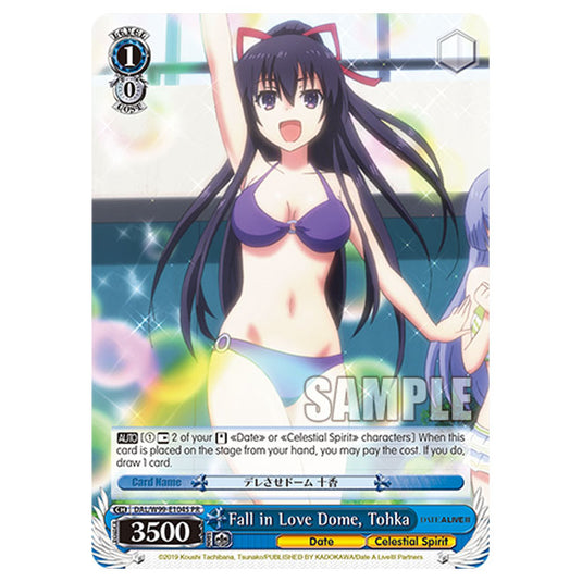 Weiss Schwarz - Date A Live Vol.2 - Fall in Love Dome, Tohka (PR) DAL/W99-E104S