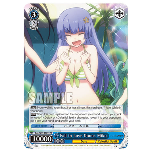 Weiss Schwarz - Date A Live Vol.2 - Fall in Love Dome, Miku (PR) DAL/W99-E105S
