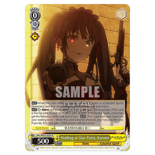 Weiss Schwarz - Date A Bullet - Holding at Gun Point, Kurumi (R) DAL/WE33-E005