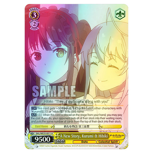 Weiss Schwarz - Date A Bullet - A New Story, Kurumi & Hibiki (R) DAL/WE33-E011 (Foil)