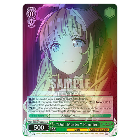Weiss Schwarz - Date A Bullet - "Doll Master" Pannier (U) DAL/WE33-E031 (Foil)