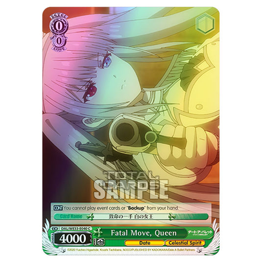 Weiss Schwarz - Date A Bullet - Fatal Move, Queen (C) DAL/WE33-E040 (Foil)