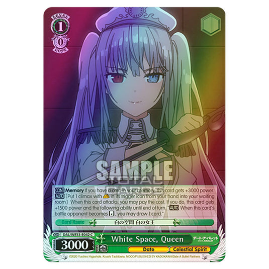 Weiss Schwarz - Date A Bullet - White Space, Queen (C) DAL/WE33-E042 (Foil)