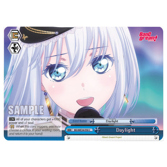 Weiss Schwarz - Morfonica × RAISE A SUILEN - Daylight (C) BD/WE34-E50