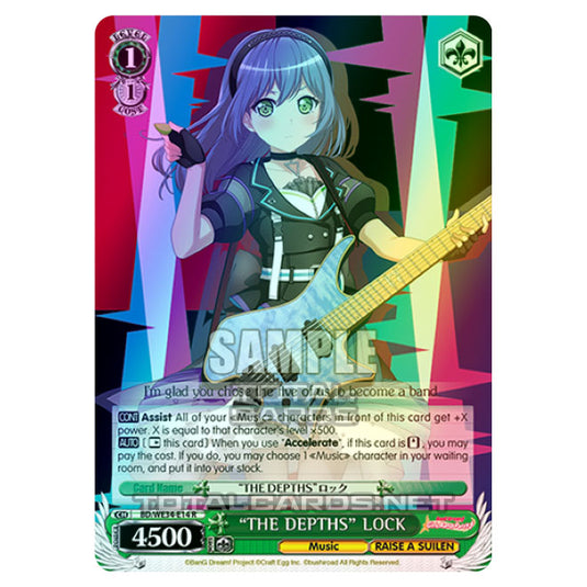 Weiss Schwarz - Morfonica × RAISE A SUILEN - "THE DEPTHS" LOCK (R) BD/WE34-E14 (Foil)