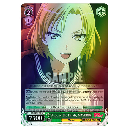 Weiss Schwarz - Morfonica × RAISE A SUILEN - Stage of the Finals, MASKING (U) BD/WE34-E21 (Foil)