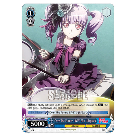 Weiss Schwarz - Bang Dream Popping Party Roselia - "Over The Future LIVE" Ako Udagawa (C) BD/WE35-E46