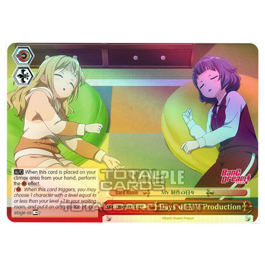 Weiss Schwarz - Bang Dream Popping Party Roselia - Days of MV Production (C) BD/WE35-E25 (Foil)