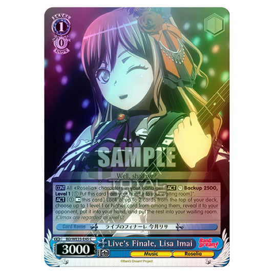 Weiss Schwarz - Bang Dream Popping Party Roselia - Live's Finale, Lisa Imai (C) BD/WE35-E45 (Foil)