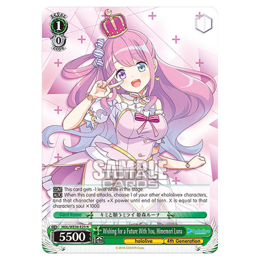 Weiss Schwarz - Premium Hololive Production - Wishing for a Future With You, Himemori Luna (N) HOL/WE36-E23