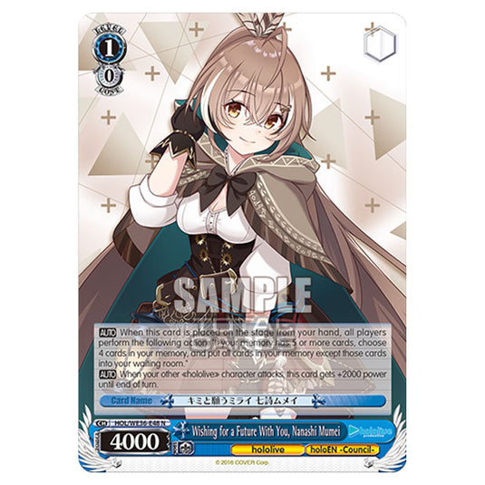 Weiss Schwarz - Premium Hololive Production - Wishing for a Future With You, Nanashi Mumei (N) HOL/WE36-E48