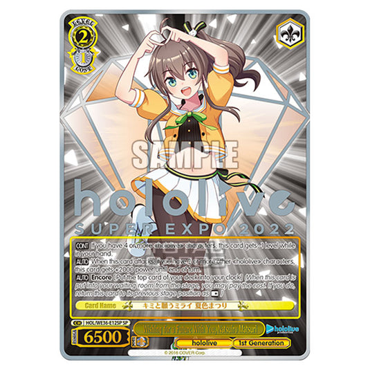 Weiss Schwarz - Premium Hololive Production - Wishing for a Future With You, Natsuiro Matsuri (SP) HOL/WE36-E12SP