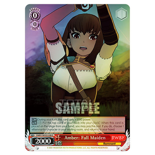 Weiss Schwarz - RWBY - Amber: Fall Maiden (R) RWBY/WX03-048