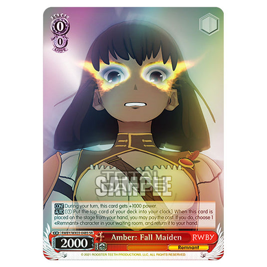 Weiss Schwarz - RWBY - Amber: Fall Maiden (SR) RWBY/WX03-048S